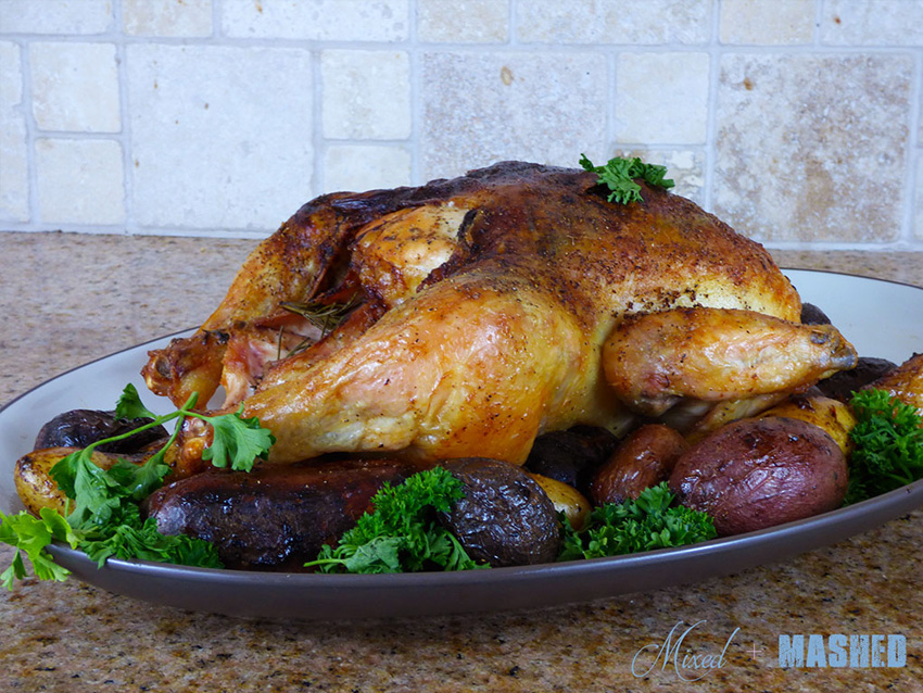 Roasted Chicken with Fingerling Potatoes